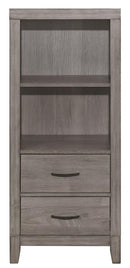 Woodrow Pier/Tower Nightstand in Gray 2042NB-10 - Ace Furniture and Decor