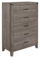 Woodrow 5 Drawer Chest in Gray 2042-9 - Ace Furniture and Decor