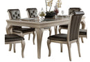 Crawford Dining Table in Silver 5546-84 - Ace Furniture and Decor