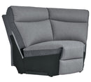 Maroni Corner Seat in Dark Gray/Light Gray 8259-CR - Ace Furniture and Decor