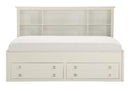 Meghan Twin Lounge Storage Bed in White 2058WHPRT-1* - Ace Furniture and Decor