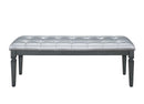Allura Bed Bench in Gray 1916GY-FBH