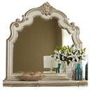 Antoinetta Mirror in Champagne Wood 1919NC-6 - Ace Furniture and Decor