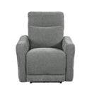 Edition Power Lay Flat Reclining Chair in Dove Grey 9804DV-1PWH - Ace Furniture and Decor