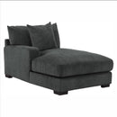 Worchester Left Side Chaise in Gray 9857DG-LC - Ace Furniture and Decor