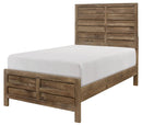 Mandan Twin Panel Bed in Weathered Pine 1910T-1* - Ace Furniture and Decor