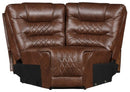 Putnam Corner Seat in Brown 9405BR-CR - Ace Furniture and Decor