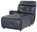 Avenue Left Side Chaise in Navy 9469NVB-LC - Ace Furniture and Decor