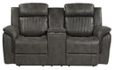 Centeroak Double Reclining Loveseat in Gray 9479BRG-2