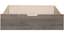 Woodrow Twin/Full Toy Box (1 Set) in Gray 2042NB-TFT