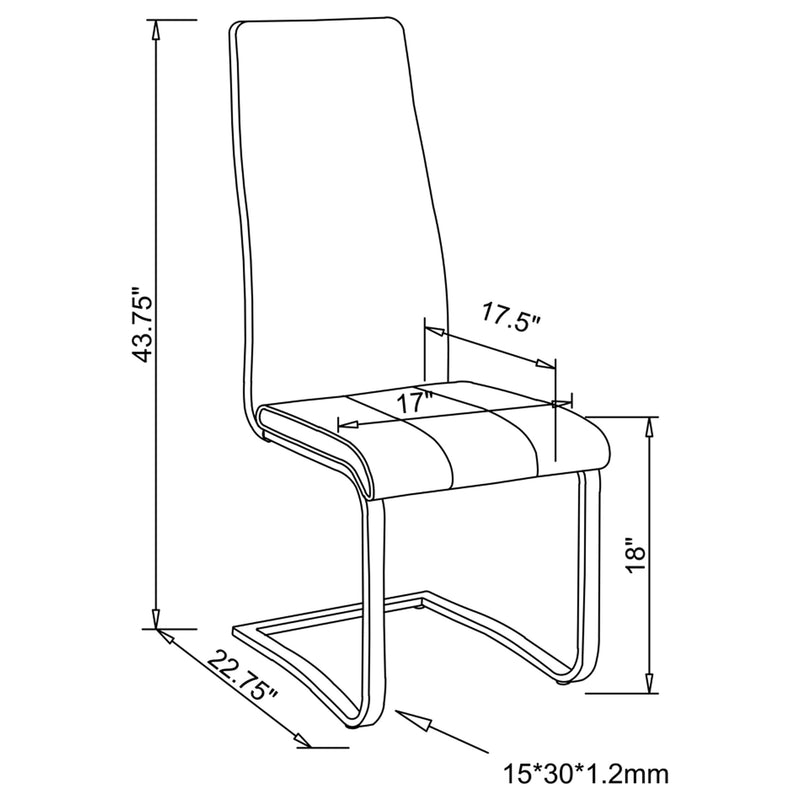 Montclair Side Chairs - Ace Furniture and Decor
