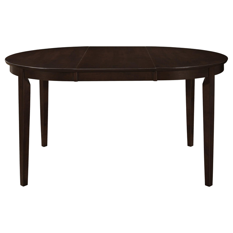 Gabriel 5-piece Extension Leaf Dining Table Set Cappuccino - Ace Furniture and Decor