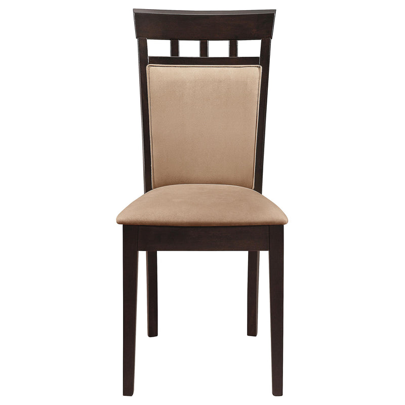 Gabriel 5-piece Extension Leaf Dining Table Set Cappuccino - Ace Furniture and Decor