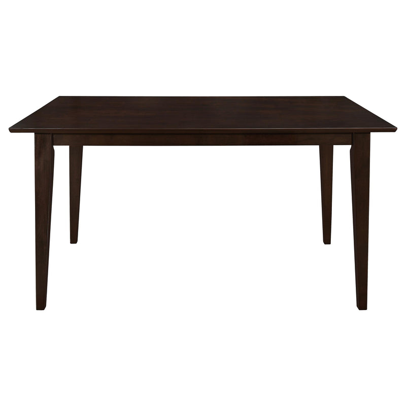 Gabriel 5-piece Rectangular 59-inch Closed Back Dining Set Cappuccino - Ace Furniture and Decor