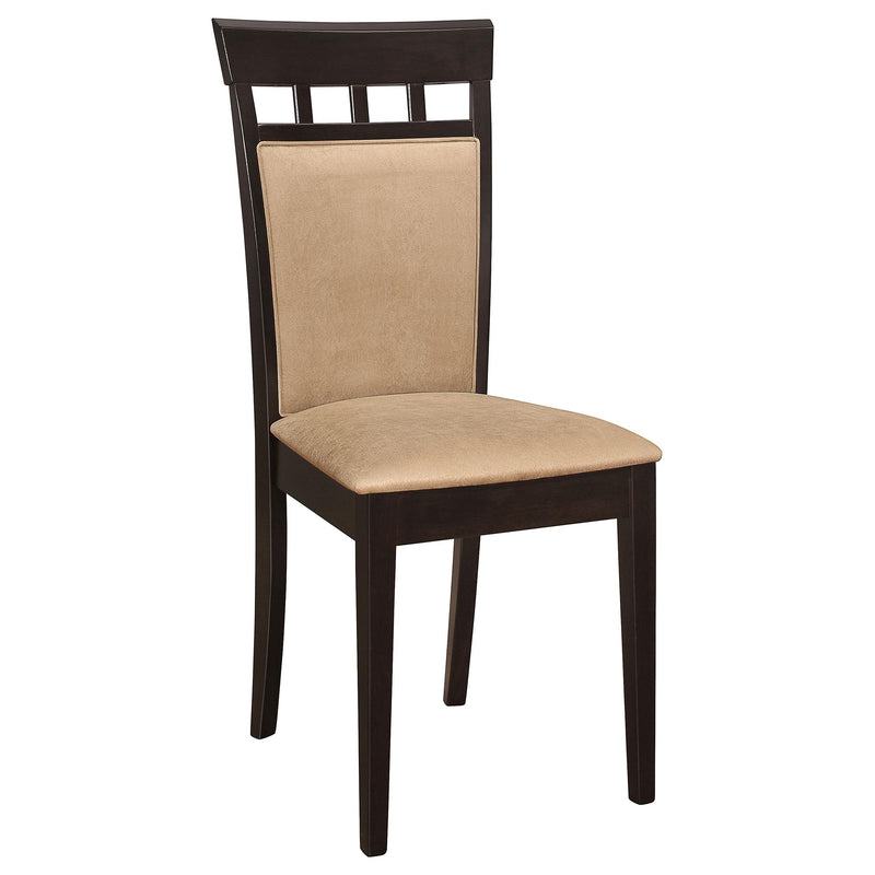 Gabriel 5-piece Rectangular 59-inch Closed Back Dining Set Cappuccino - Ace Furniture and Decor