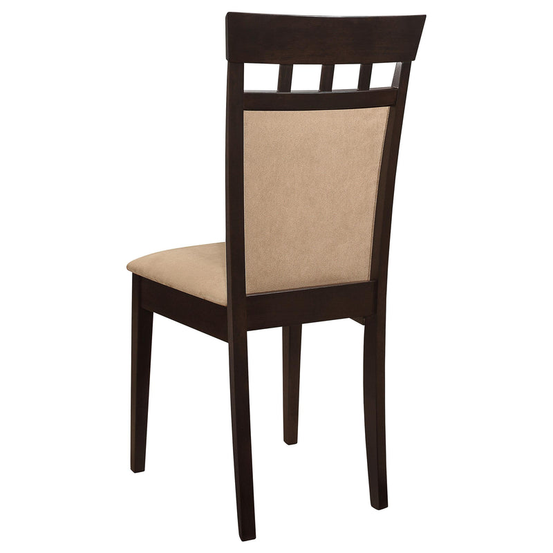 Gabriel 5-piece Rectangular 59-inch Closed Back Dining Set Cappuccino - Ace Furniture and Decor