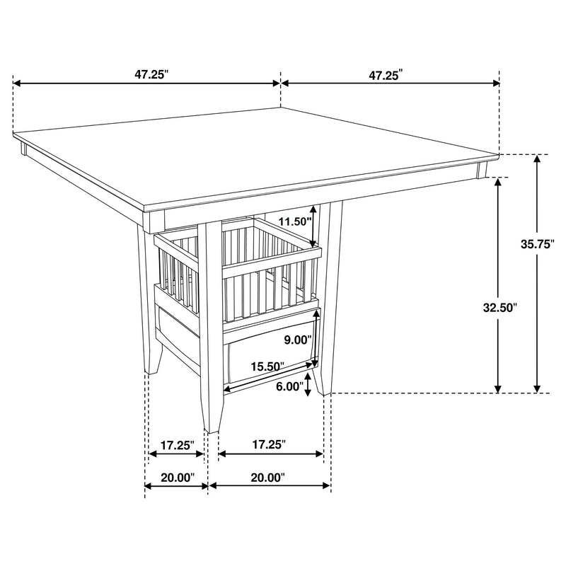 Jaden 5 Pc Counter Height Dining Sets - Ace Furniture and Decor