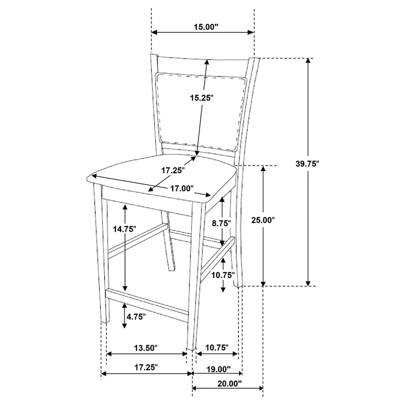 Jaden 5 Pc Counter Height Dining Sets - Ace Furniture and Decor