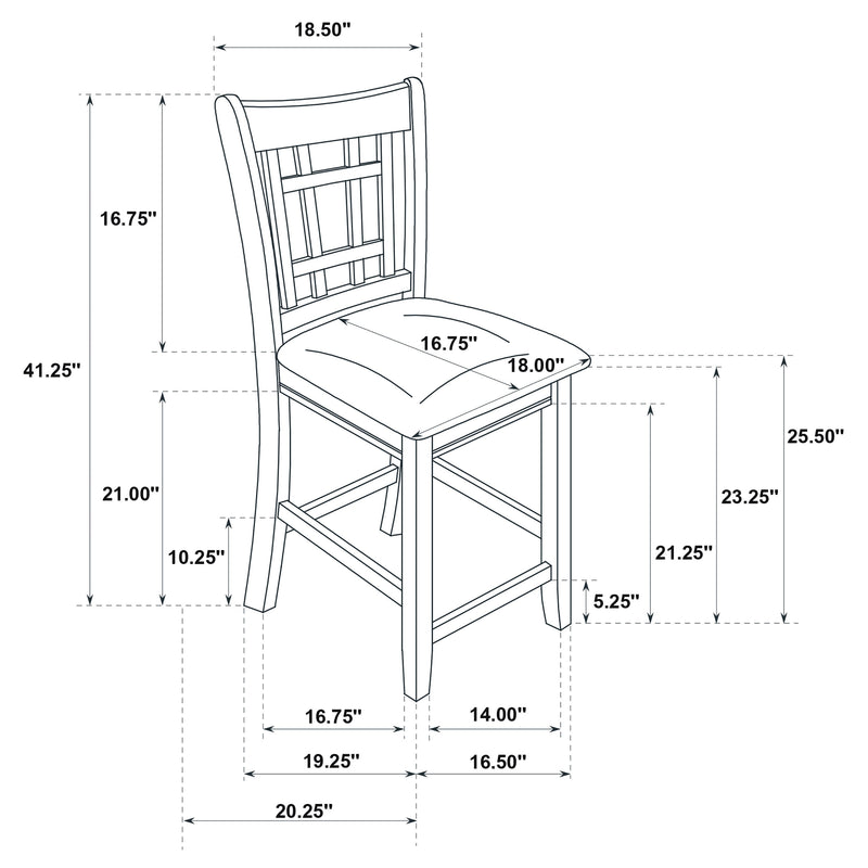 Lavon 5 Pc Counter Height Dining Sets - Ace Furniture and Decor