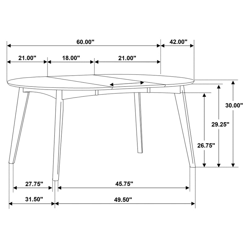 Jedda 5 Pc Dining Sets - Ace Furniture and Decor