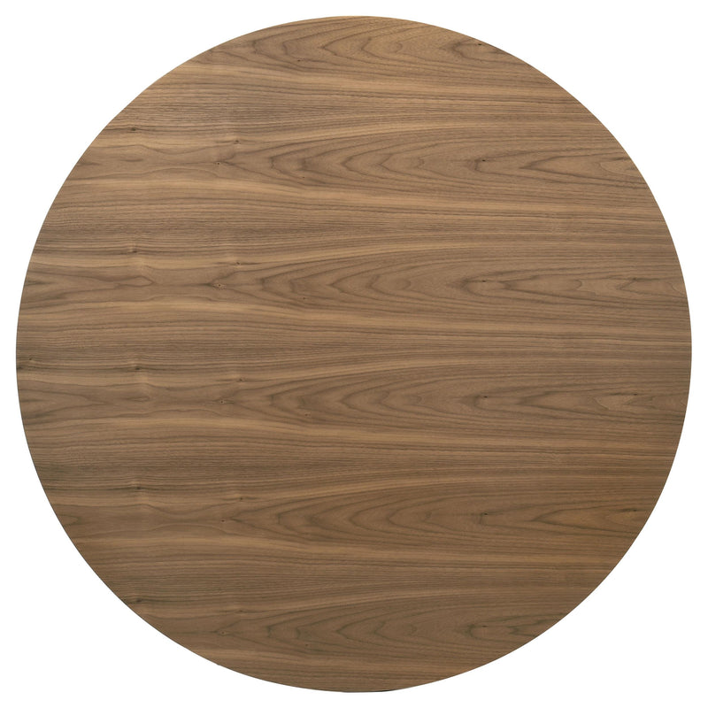 Crestmore 5-piece 46-inch Round Wood Dining Table Set Walnut - Ace Furniture and Decor