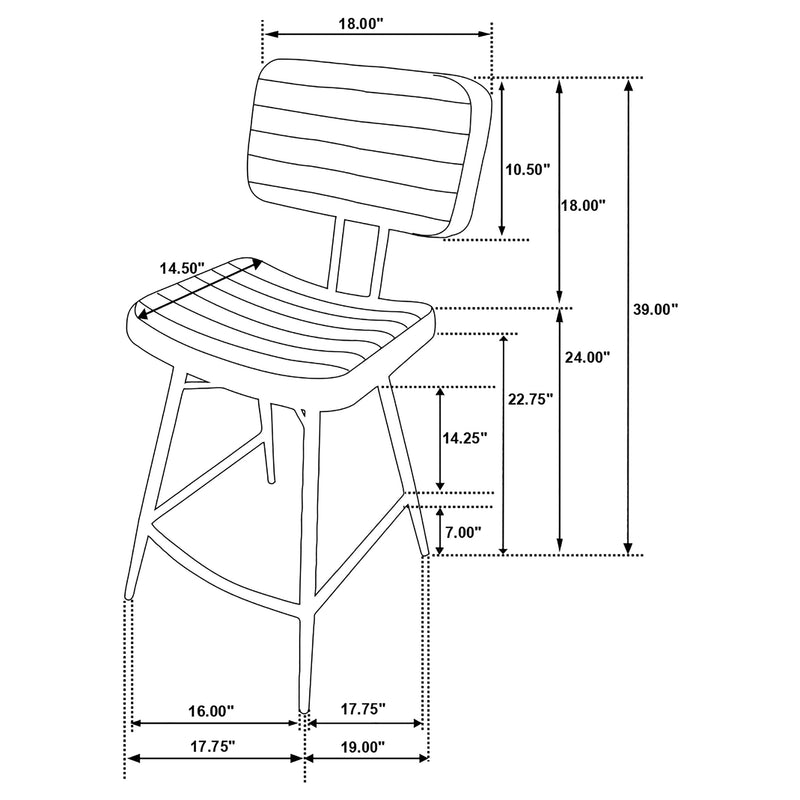 Partridge 7 Pc Counter Height Dining Set