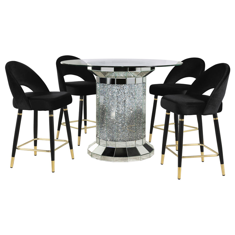 Ellie 5 Pc Counter Height Dining Sets - Ace Furniture and Decor