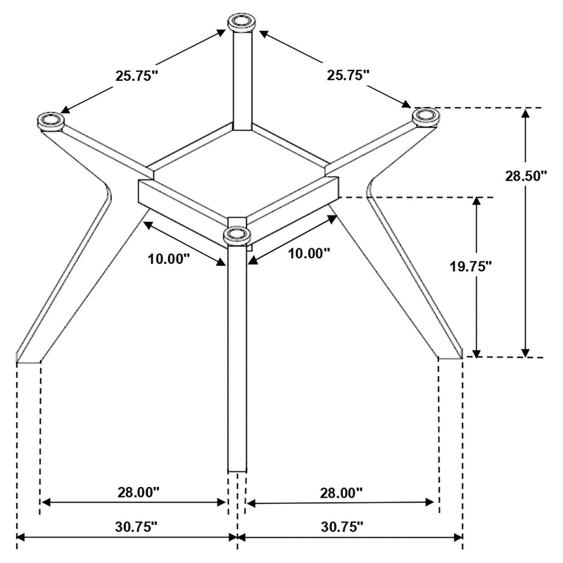 Paxton Dining Table Base