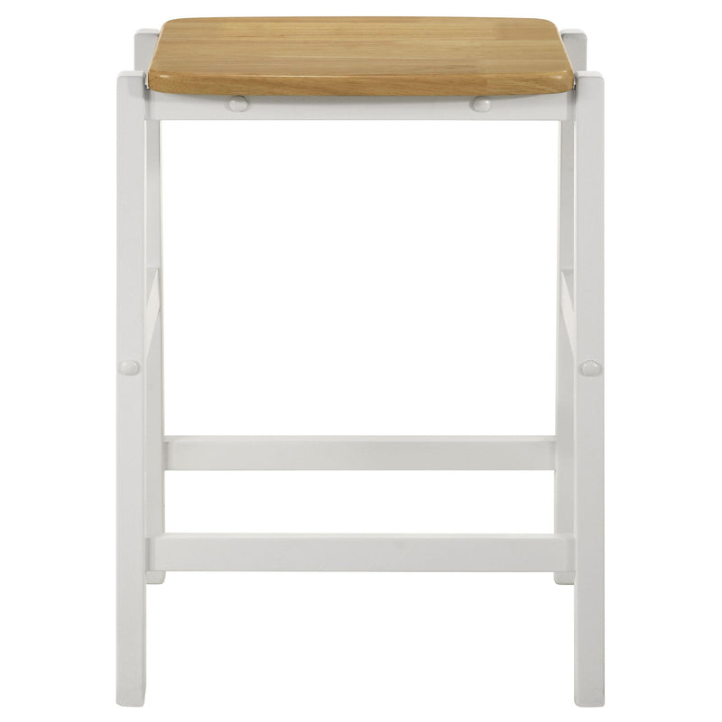 Edgeworth 3-piece Kitchen Island Counter Table Set White - Ace Furniture and Decor