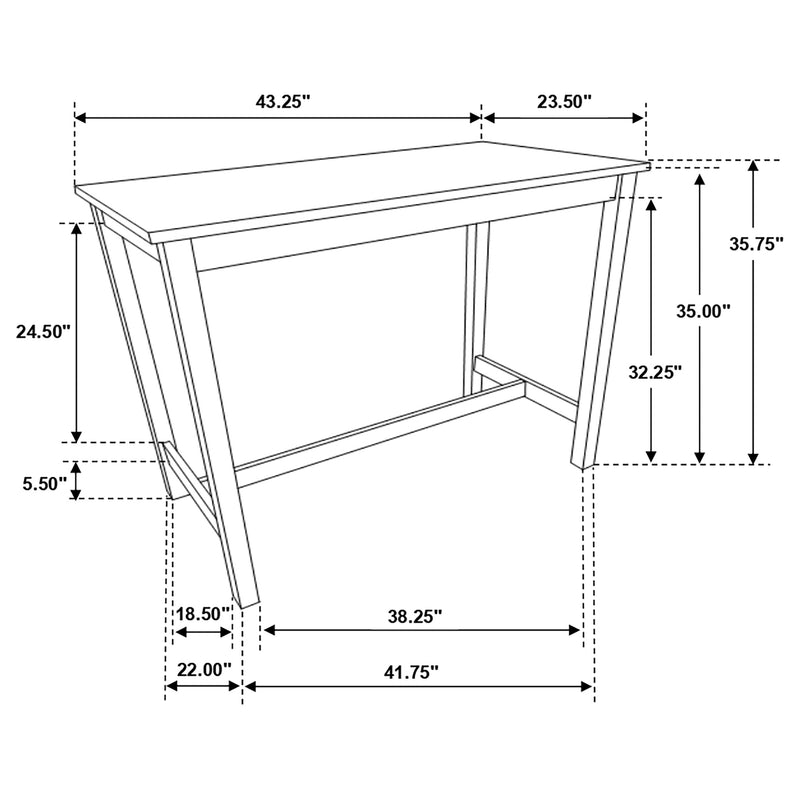 Connie 4 Pc Counter Height Dining Set