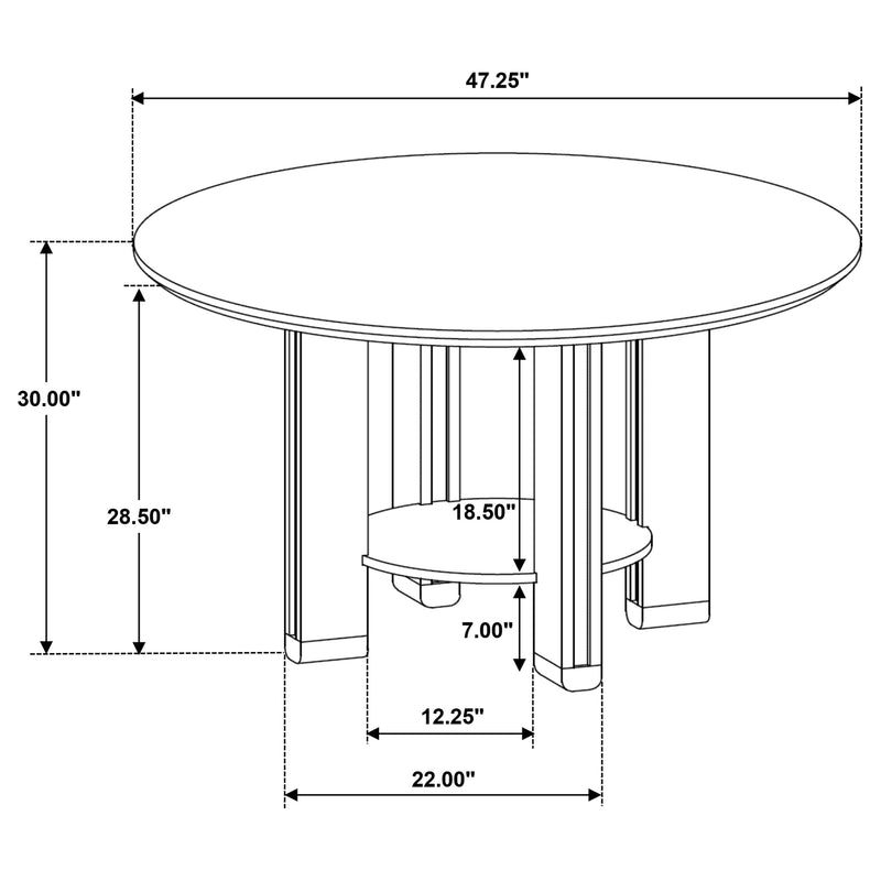 Ottowa Dining Tables Round - Ace Furniture and Decor