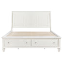 Sandy Beach Panel Platform Storage Bed
