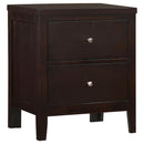 Carlton 2-drawer Rectangular Nightstand Cappuccino - Ace Furniture and Decor