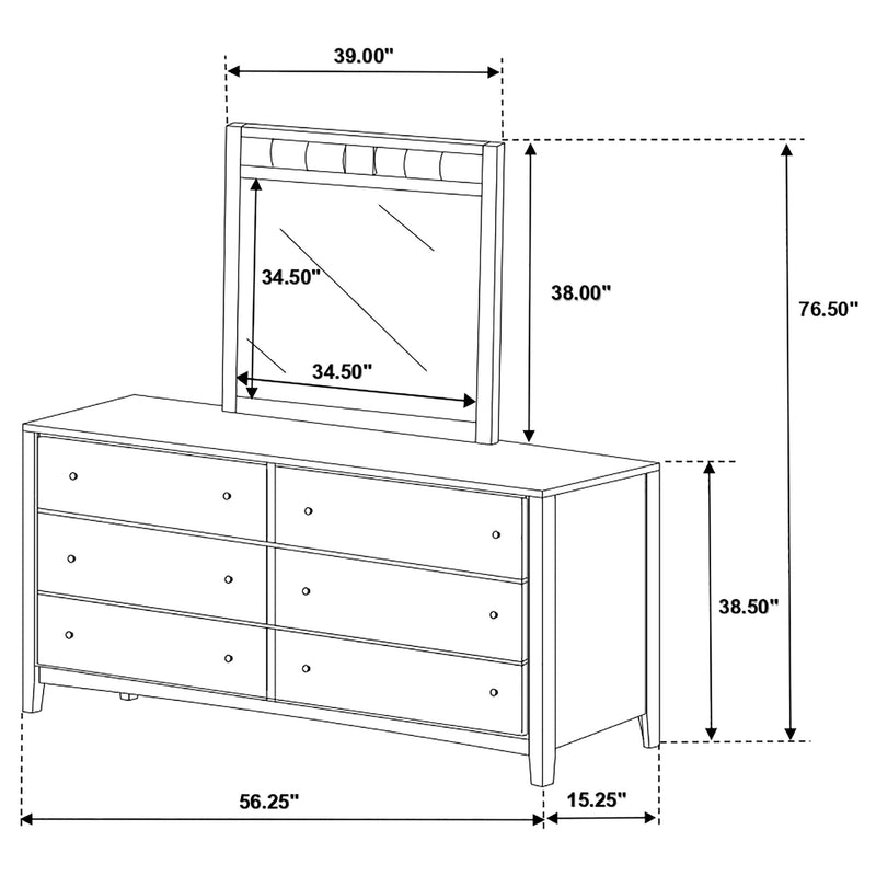 Carlton Dresser With Mirror