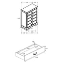 Louis Philippe 4 & 5 Piece Panel Bedroom Set with High Headboard E.king & Full - Ace Furniture and Decor