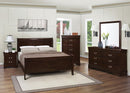 Louis Philippe 4 & 5 Piece Panel Bedroom Set with High Headboard E.king & Full - Ace Furniture and Decor