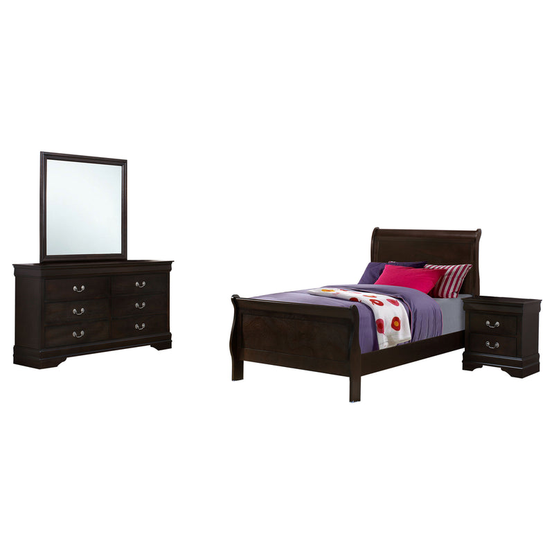 Louis Philippe 4 & 5 Piece Bedroom Sets Twin & Queen - Ace Furniture and Decor