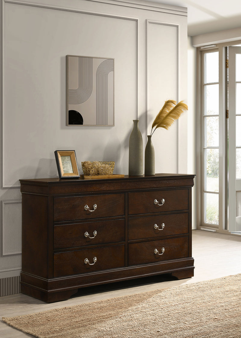 Louis Philippe Dresser Brown - Ace Furniture and Decor