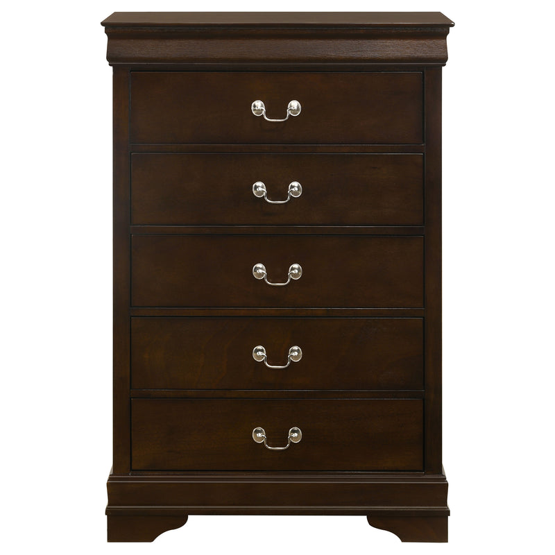Louis Philippe Chest Brown - Ace Furniture and Decor