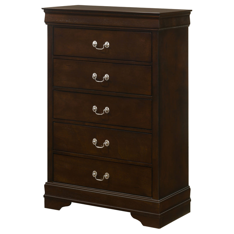 Louis Philippe Chest Brown - Ace Furniture and Decor