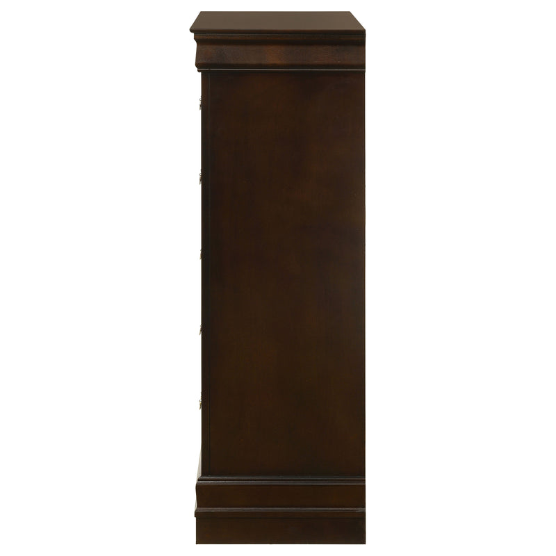 Louis Philippe Chest Brown - Ace Furniture and Decor