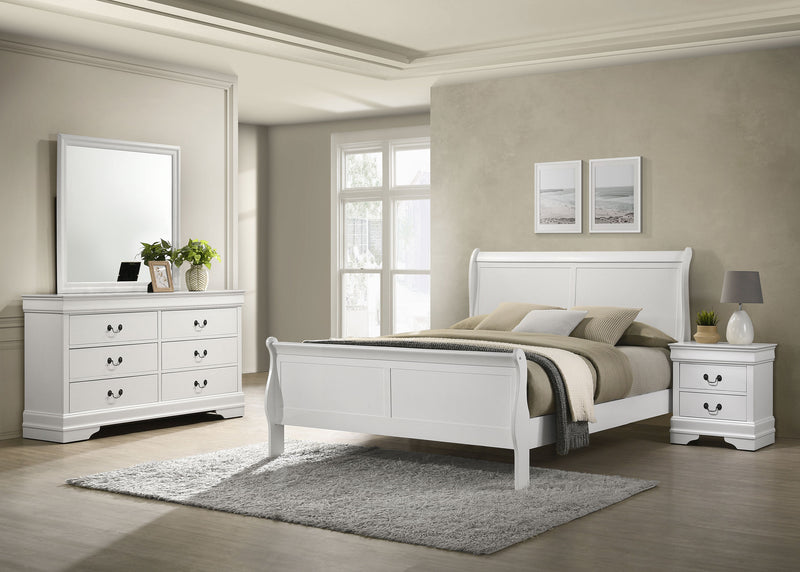 Louis Philippe 4 & 5 Piece Bedroom Set Full, Twin, King, & Queen - Ace Furniture and Decor