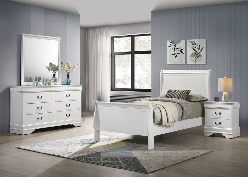 Louis Philippe 4 & 5 Piece Bedroom Sets Twin & Queen - Ace Furniture and Decor