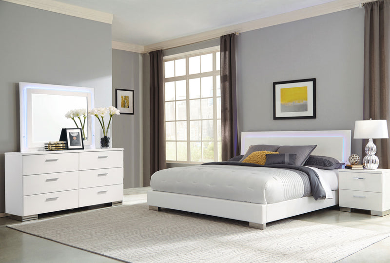 Felicity Bedroom Set White - Ace Furniture and Decor