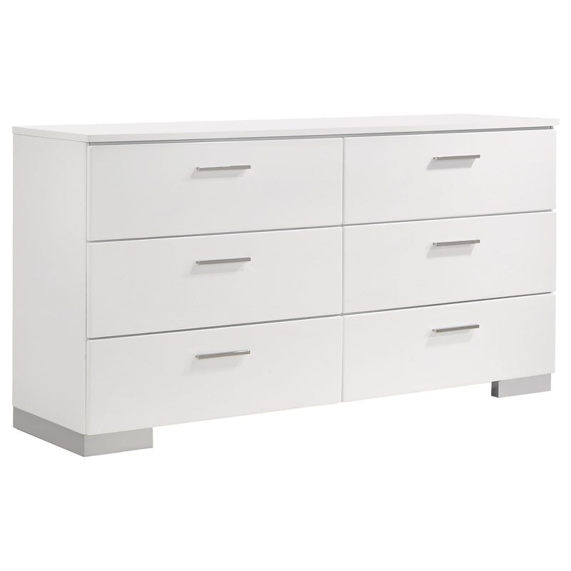 Felicity Bedroom Set White - Ace Furniture and Decor