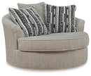 Calnita Oversized Swivel Accent Chair - Ace Furniture and Decor