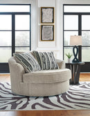 Calnita Oversized Swivel Accent Chair - Ace Furniture and Decor
