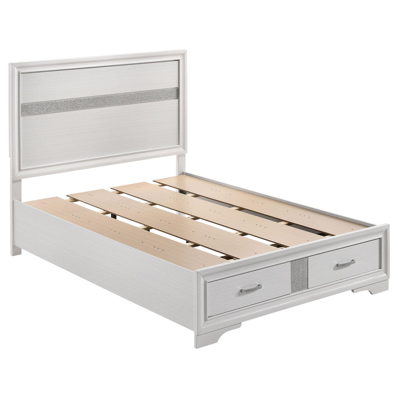 Miranda Full & Twin Storage Bed White - Ace Furniture and Decor