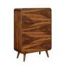 Robyn 5-drawer Chest Dark Walnut - Ace Furniture and Decor