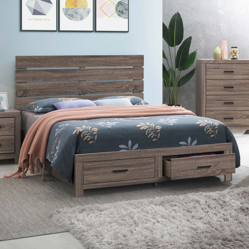 Brantford Wood Storage Panel Bed - Ace Furniture and Decor
